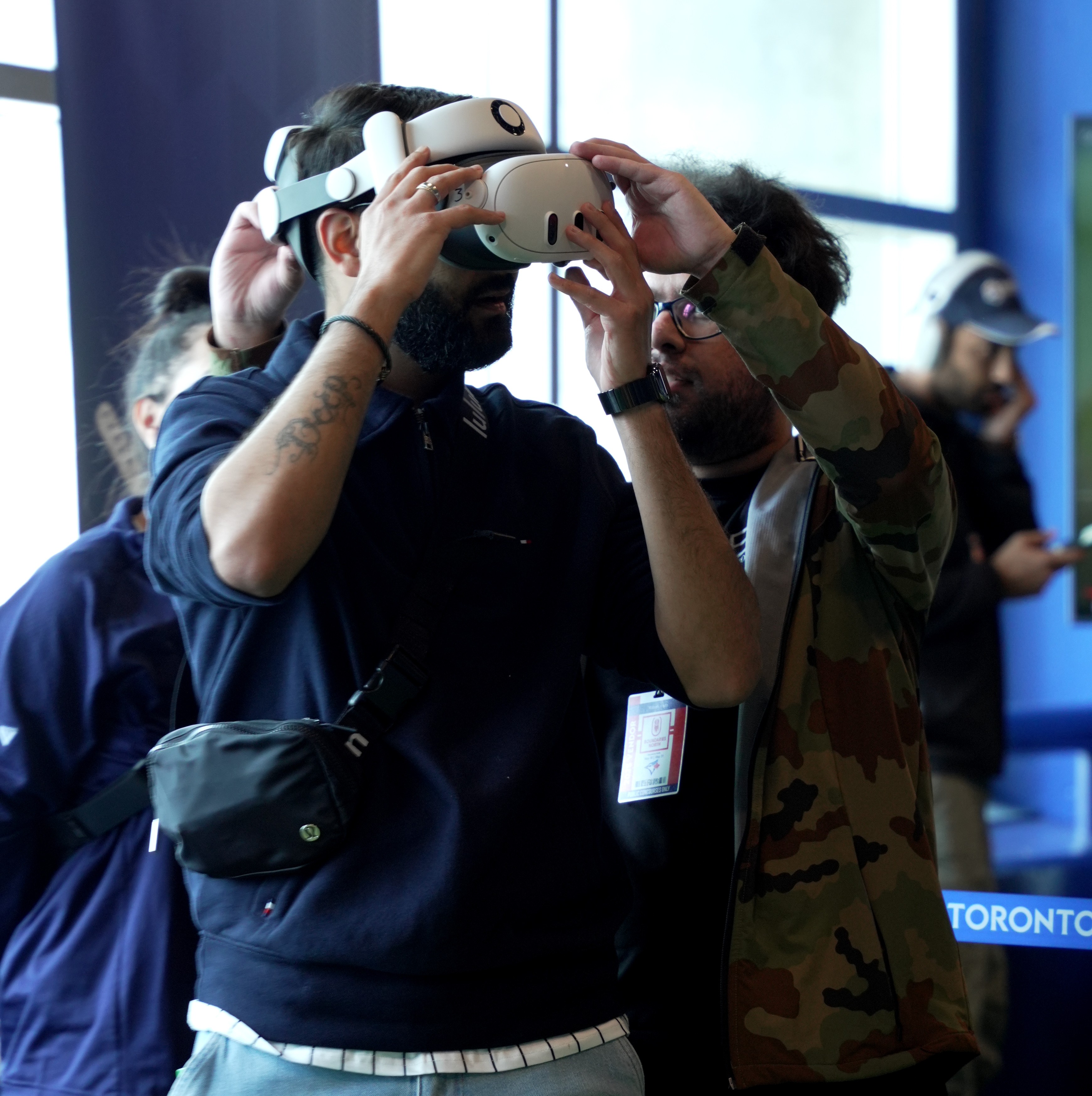 Baseball X at a trade show